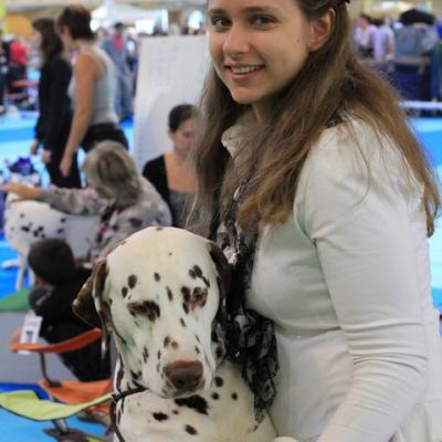 Chywen - Exposition Orléans Nationale d'élevage dalmatien 2010